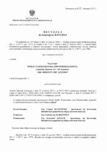 Decyzja 4 - Naftor Sp. z o.o.