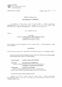 Decyzja 6 ochrona - Naftor Sp. z o.o.
