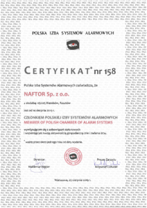 polska izba systemow alarmowych - Naftor Sp. z o.o.